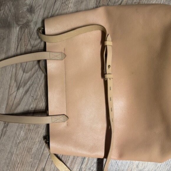 Madwell Large transport leather tote, Neutral-Beige - Picture 4 of 5